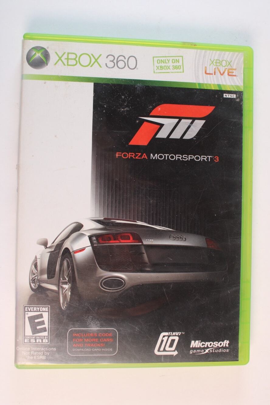 Forza Motorsport 3 (Microsoft Xbox 360) Complete, Tested/Works